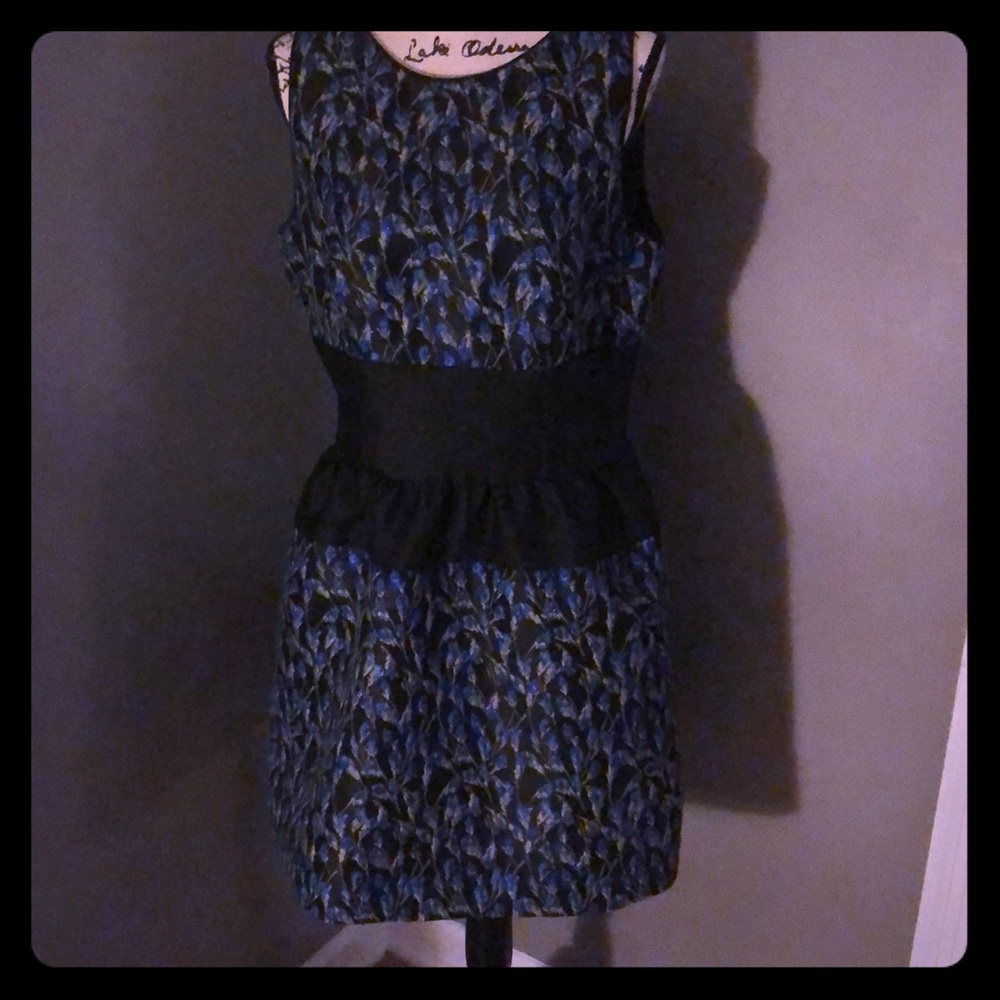 Blue dress